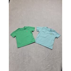 Ralph Lauren Shirt Baby Boys 9 Months Green & Light Blue